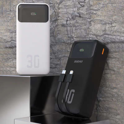 Power bank Dudao K15MAX, 30000mAh, 22.5W PD QC, i zi