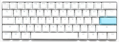 Tastierë gaming Ducky One 2 Pro Mini White Edition, mekanike Kailh Brown, RGB LED, e bardhë