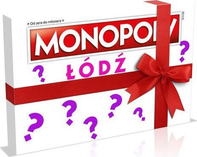Lojë tavoline Monopoly Łódź, version lokal, familjare