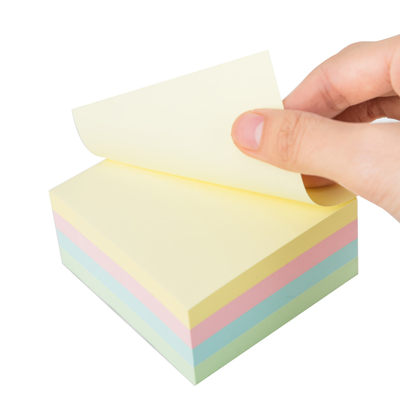 Postit DELI 76x76 400fl pastel mix a01703 1/12
