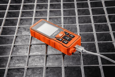 Largësimatës me lazer NEO 0.2 - 60m 75-201, portokalli