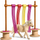 Set lojërash Schleich Pony Curtain Obstacle 42484, Farm World, shumëngjyrësh
