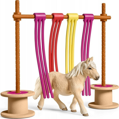 Set lojërash Schleich Pony Curtain Obstacle 42484, Farm World, shumëngjyrësh