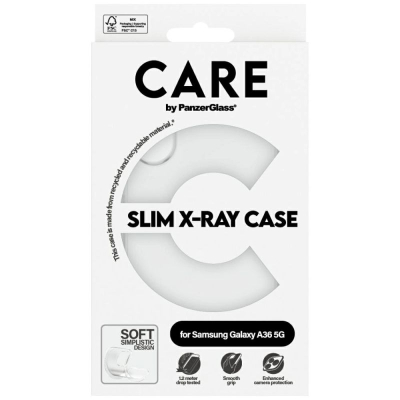 Mbrojtëse telefoni PanzerGlass CARE X-Ray për Samsung Galaxy A36 5G, kundër rënieve, transparente