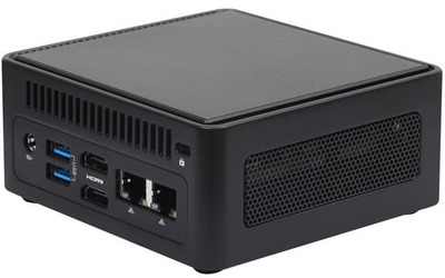 Mini PC Asrock Nuc Box-255H, kompakt, për zyrë dhe shtëpi, i zi