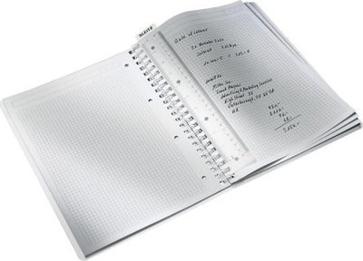 Fletore spirale Leitz WOW 46380095, A4, katrore, e zezë