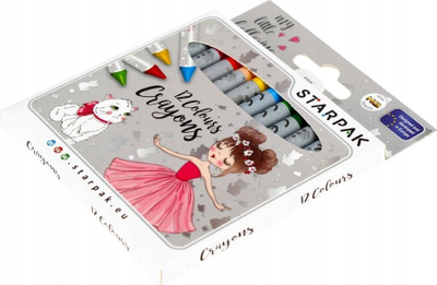 Lapsa me dyll STARPAK Ballerina 490940, set 12 ngjyra