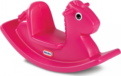 Kal luhatës Little Tikes Rocking Horse, plastik, për kalamaj 12m+, magenta