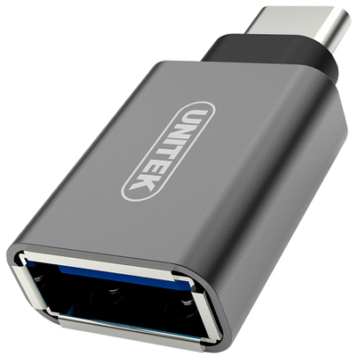 Адаптер USB A - USB C, сив