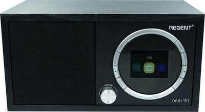 Radio digjitale Ferguson Regent DAB+151, FM DAB+, Bluetooth, e zezë