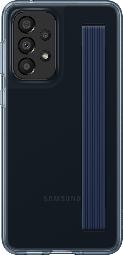 Mbrojtëse telefoni Samsung Slim Strap Cover për Galaxy A33, e zezë