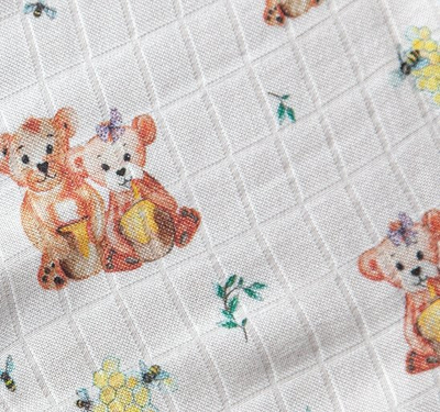 Set pelena bambuje Texpol BAMBOO DIAPER, 30x30cm, me arusha, ecru