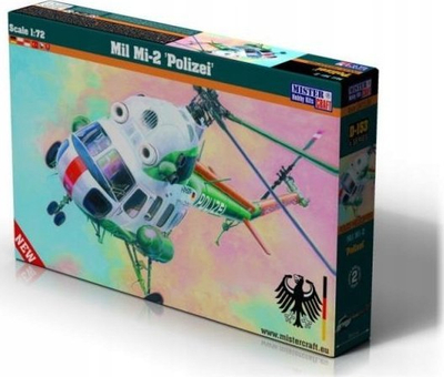 Model helikopter Mistercraft Mi-2 Police, shkalla 1:48, plastik
