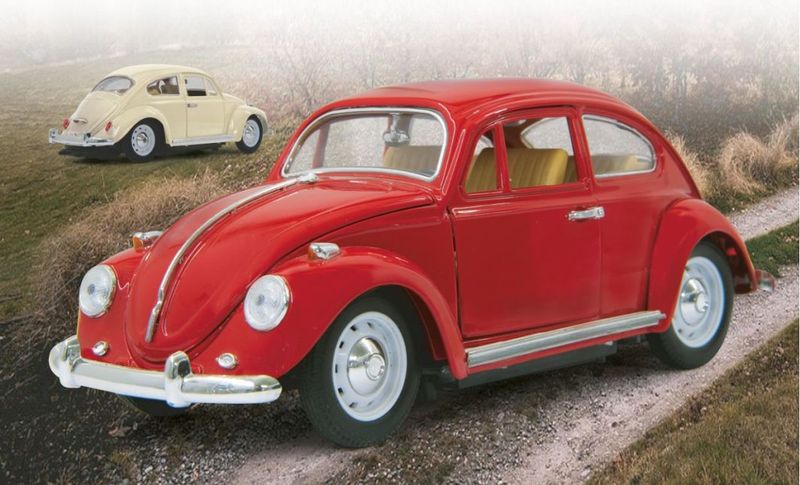 Makinë lodër Jamara VW Beatle 1:18, (405110), 27MHz, e kuqe