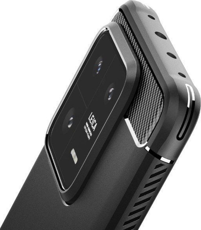 Këllëf telefoni Spigen Rugged Armor për Xiaomi 13 Pro, gome TPU e butë, mbron nga goditjet, i zi mat