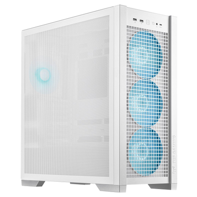 Kuti kompjuteri Asus TUF Gaming GT302 TG ARGB, ATX, xham i temperuar, e bardhë