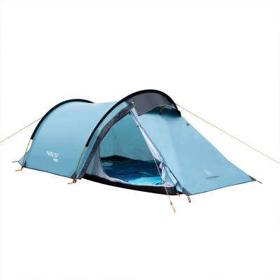 Çadër kampingu Nils Camp NC6003 North Peak, për 2 veta, me dy shtresa, blu
