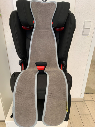 Jastëk ajrosës për ulëse auto AeroMoov Group 2, 3D, pambuk organik, antracit
