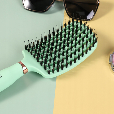 Четка за коса Sister Young OVIA Fresh Mint, detangler, зелена нане