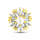 Karficë për femra Jwl Luxury Pearls, e artë