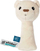 Whisbear Rattle Bear, cream, 13.5 cm