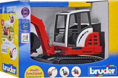 Lodër ekskavator Bruder Schaeff HR16, Professional Series, plastik, i verdhë
