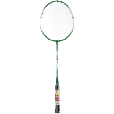 Raketë badminton SMJ Teloon TL100, 115g, 66.5cm, jeshile e bardhë