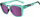 Syze dielli Tifosi Smirk Aqua Shimmer, lente polikarbonat, 100% UV, ngjyrë aqua vjollcë