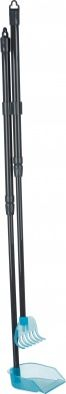 Set fshesë me lopatë Trixie, dorezë 60–107 cm, gri blu - 2
