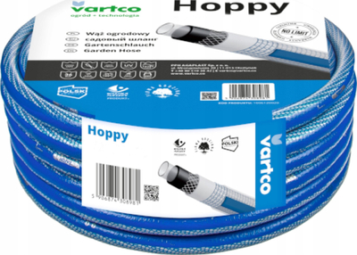 Zorrë kopshti Vartco Hoppy, 3/4", 30m, jeshile
