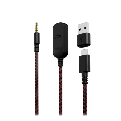 Kufje HyperX Cloud III, të zeza/ kuqe