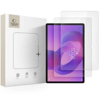 Xham mbrojtës Tech-Protect Glass Fit+ për Lenovo Idea Tab K11, 9H, 2 copa, transparent