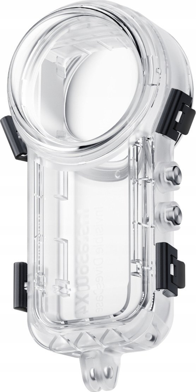 Kuti zhytjeje Insta360 X4 Invisible Dive Case, për kamera 360°, transparente