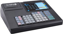 Arkë elektronike Olympia K 200, ekran me prekje, printer faturash, e zezë