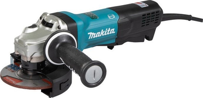 Mulli këndor Makita, 125mm, 1900W, me rregullim shpejtësie, jeshil me zi