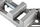 Kapës këndor i dyfishtë Neo Tools Corner Clamp, alumini, dorez ergonomike, gri