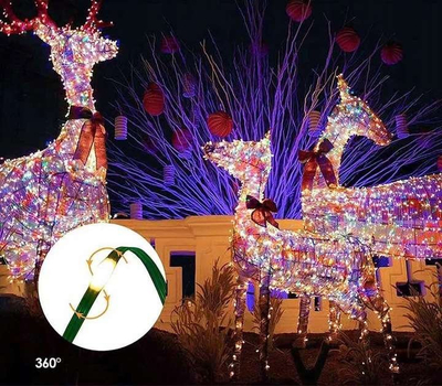 Drita dekorative MBG Line Smart LED, 20m, WiFi Tuya, USB, shumëngjyrëshe