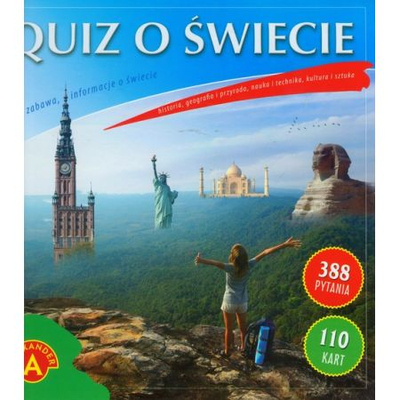 Lojë me shokë ALEX Quiz About the World, 388 pyetje, 110 letra, shumëngjyrëshe