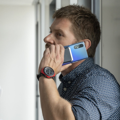 Portofol magnetik për telefona 4smarts MagCase Set, RFID, MagSafe, blu, e kuqe edhe e verdhë