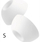 Mbushëse silikoni Fixed për Apple AirPods Pro, madhësia XS, 2 sete, të bardha