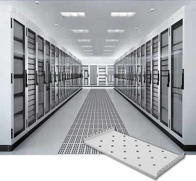 Raft fiks për kabinet RACK Qoltec, 19", 490x250mm, gri