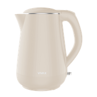 Çajnik VIVAX WH-100SM Lunar, 1.0L, 1200W, bezhë
