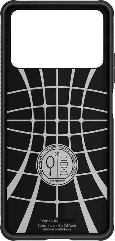 Kapak telefoni Spigen Rugged Armor për Xiaomi Poco X4 Pro 5G, 6.67", i zi