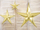 Yll dekorativ prej letre Paper Star 45 cm, ngjyrë ari