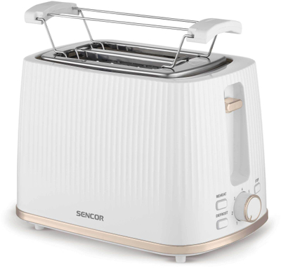 Toster Sencor STS 7500WH, 2 feta, funksion ngrohje dhe shkrirje, i bardhë