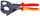 Клешти за сечење кабли Knipex 95 36 280, механизам клик, 280mm, црна