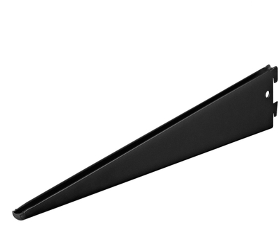 Konsolë murale Dolle double hole, 2 rreshta, 47 cm, metal i zi
