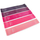 Set shirita elastikë Spokey Exercise Band 928944, 5 copë, nivele të ndryshme rezistence, shumëngjyrëshe