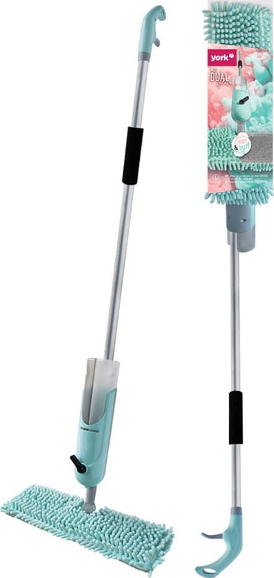 Mop me spërkatës York DualSplash, me dy rezervuarë, mikrofibër, jeshil