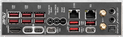 Pllakë amë MSI MPG X870E Carbon WiFi, AMD X870E, Socket AM5, ATX